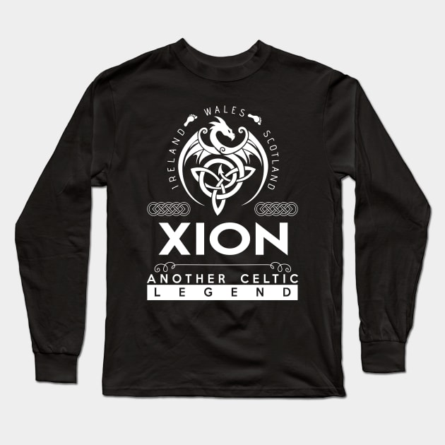 Xion Name T Shirt - Another Celtic Legend Xion Dragon Gift Item Long Sleeve T-Shirt by harpermargy8920